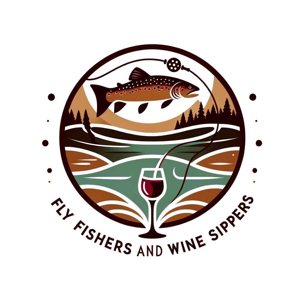 Fly Fishers and Wine Sippers Logo
